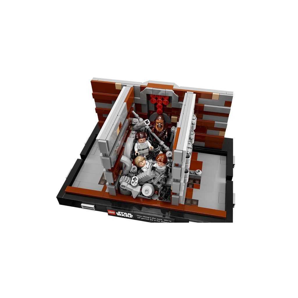 Star Wars Lego Diorama: Compactador de Basura de la Estrella de la Muerte Edades 18+ # 75339 Artículo 802 Piezas | XNQ-496278